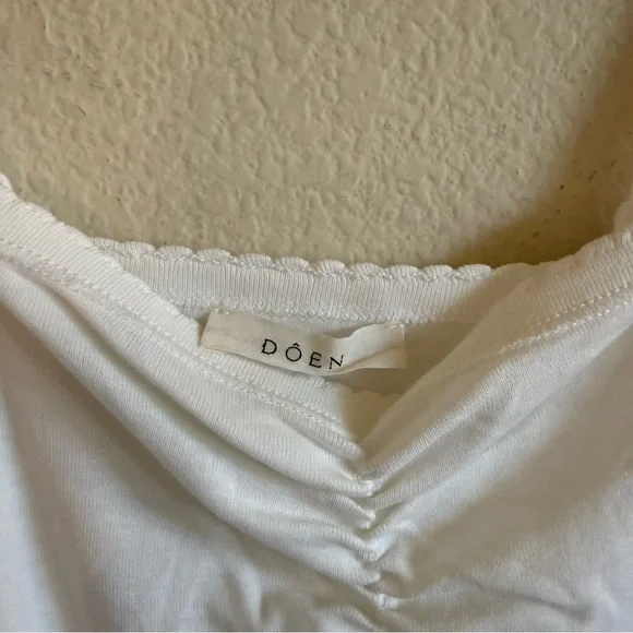 Doen Kami Tank in White, M - Picture 2 of 4